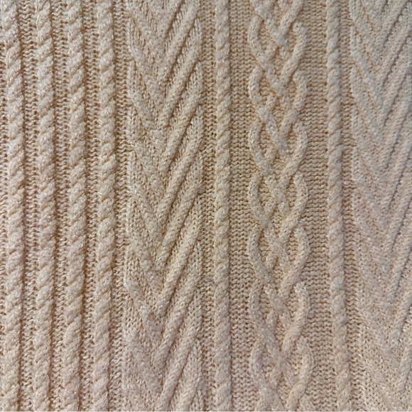 Hasting & Smith Knit Short Sleeve Sweater Yellow Mock Neck Women’s Size Large - Picture 10 of 15